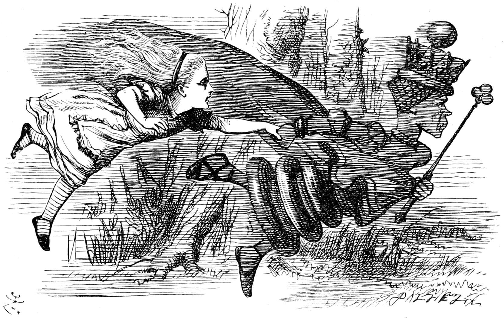 Rainha vermelha Lewis Carroll