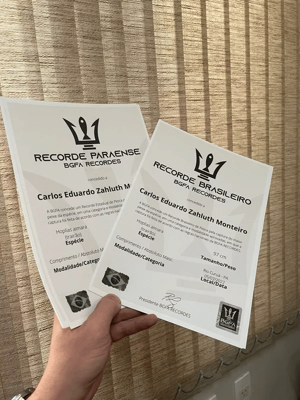 recorde trairão