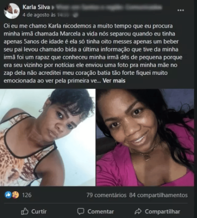 Irmãs Nicodemos desaparecimento de Marcela