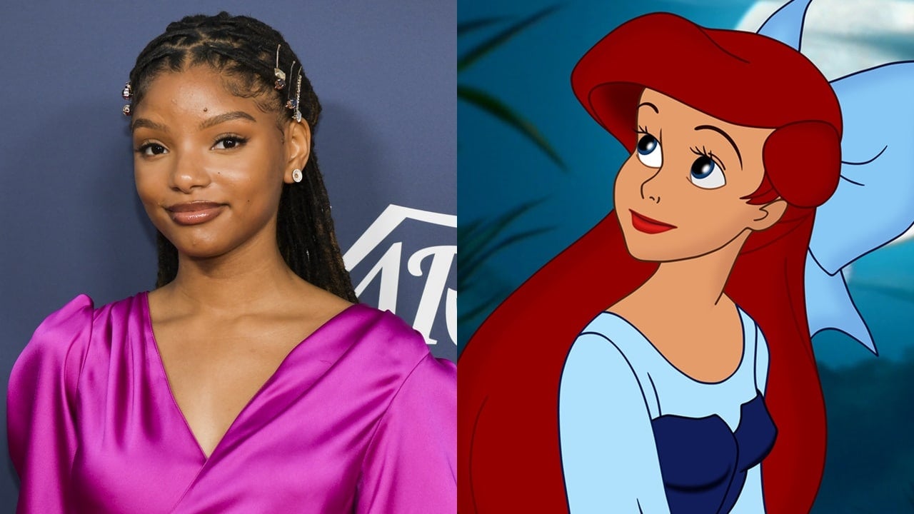 a pequena sereia Halle Bailey