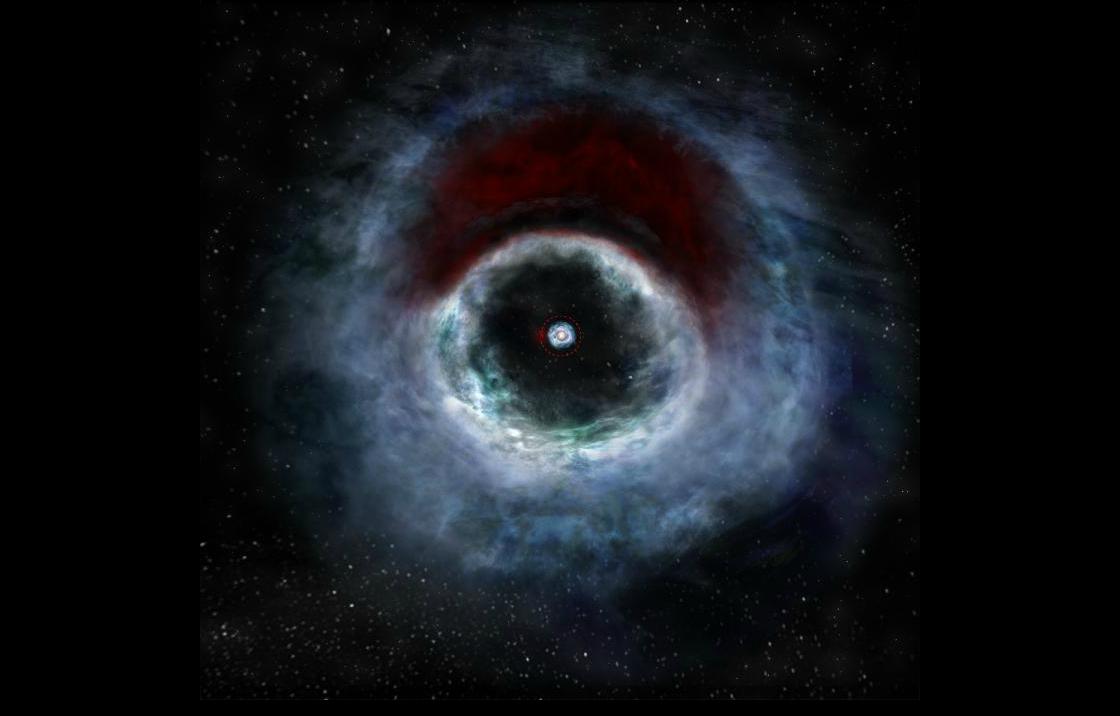 Planeta orbitando duas estrelas em sistema binário